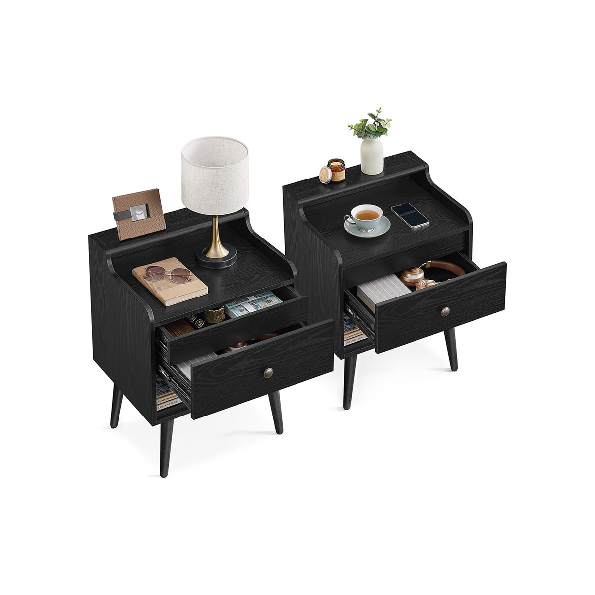 Bedside Tables With Hidden Drawers - product photo 02