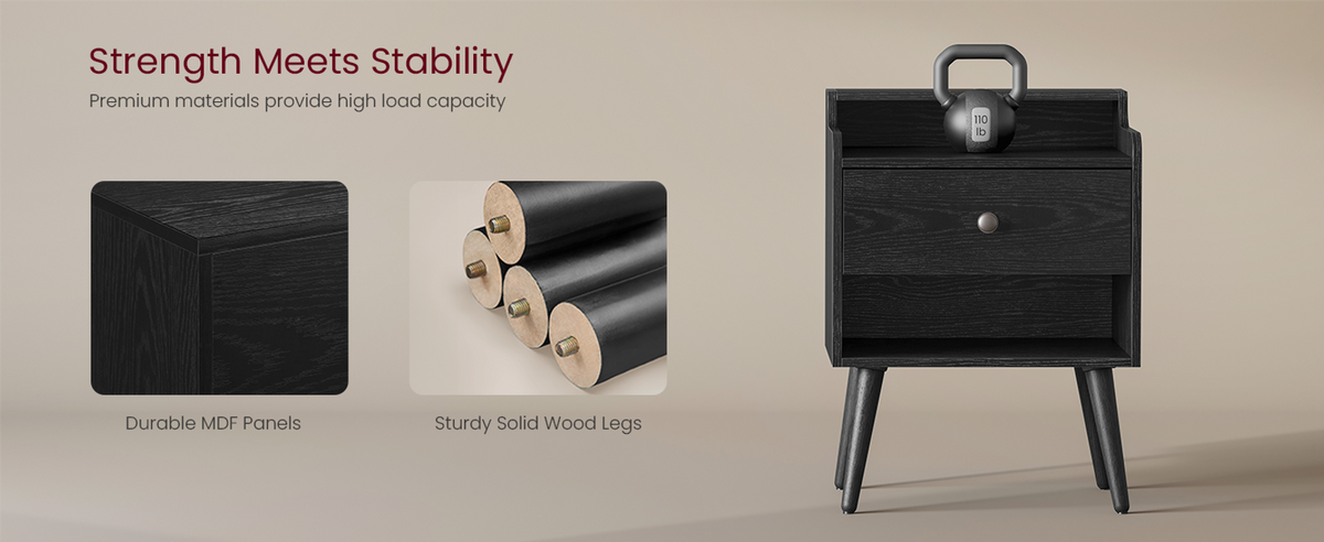 Bedside Tables With Hidden Drawers - product photo 19