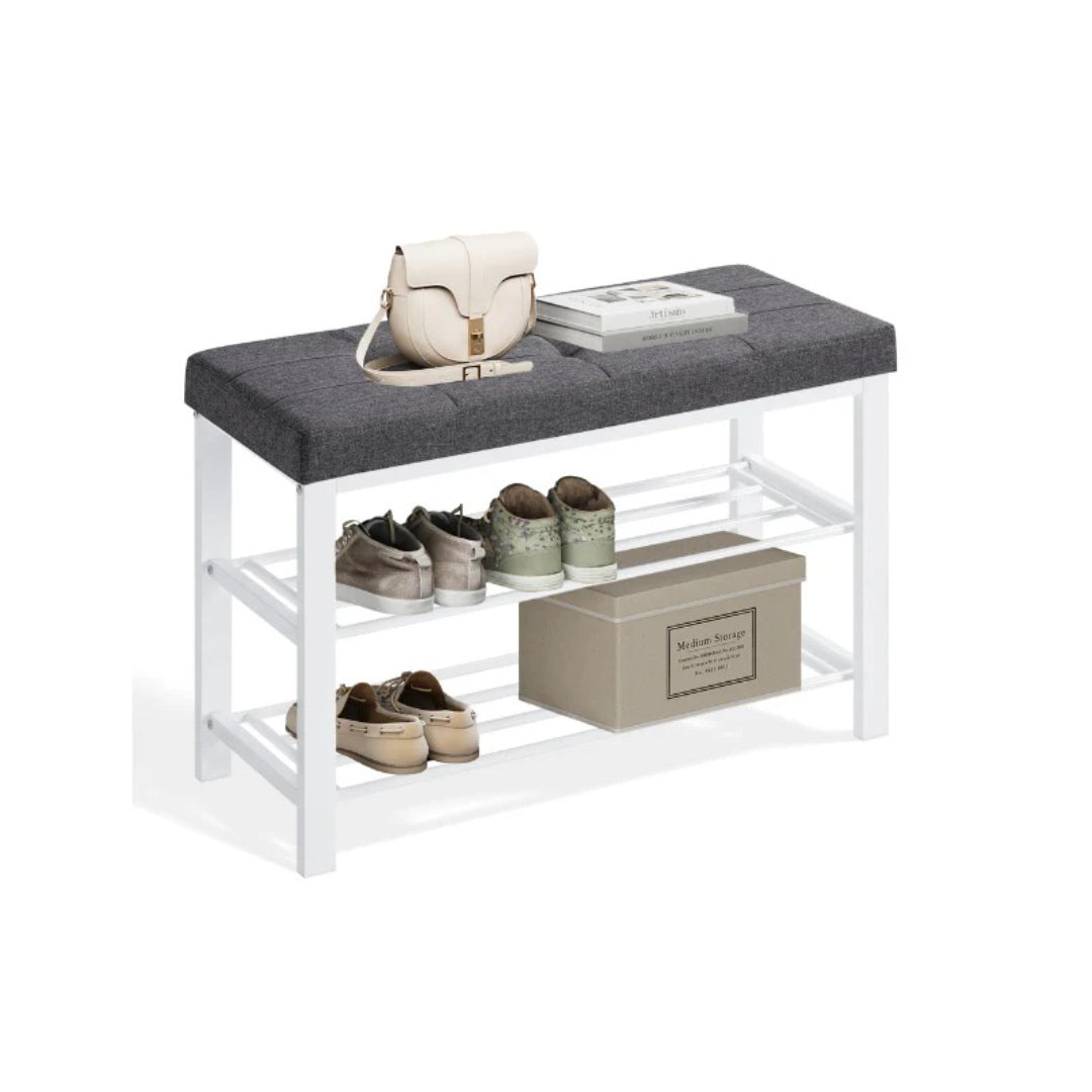 Shoe Bench With Cushion – product view 3 | Ridgefield Furniture