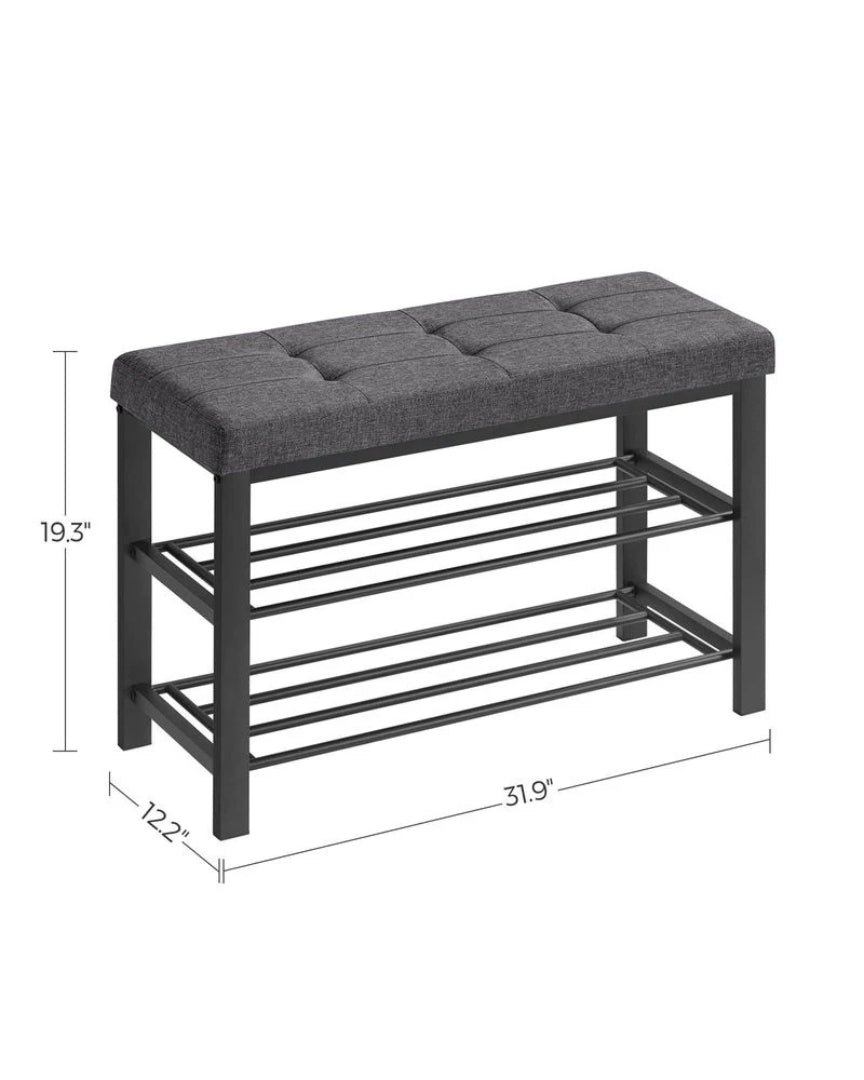 Shoe Bench With Cushion – product view 12 | Ridgefield Furniture