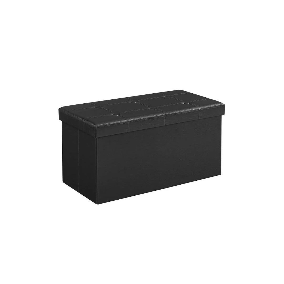30/43 Inch Folding Storage Ottoman Bench With Lid Organizer – product view 7 | Ridgefield Furniture