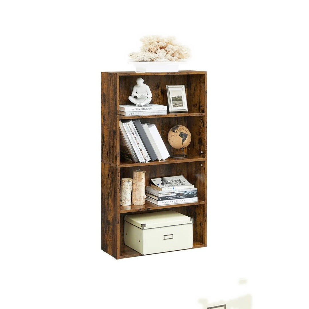 4 Tier Bookcase With Adjustable Shelves – product view 6 | Ridgefield Furniture