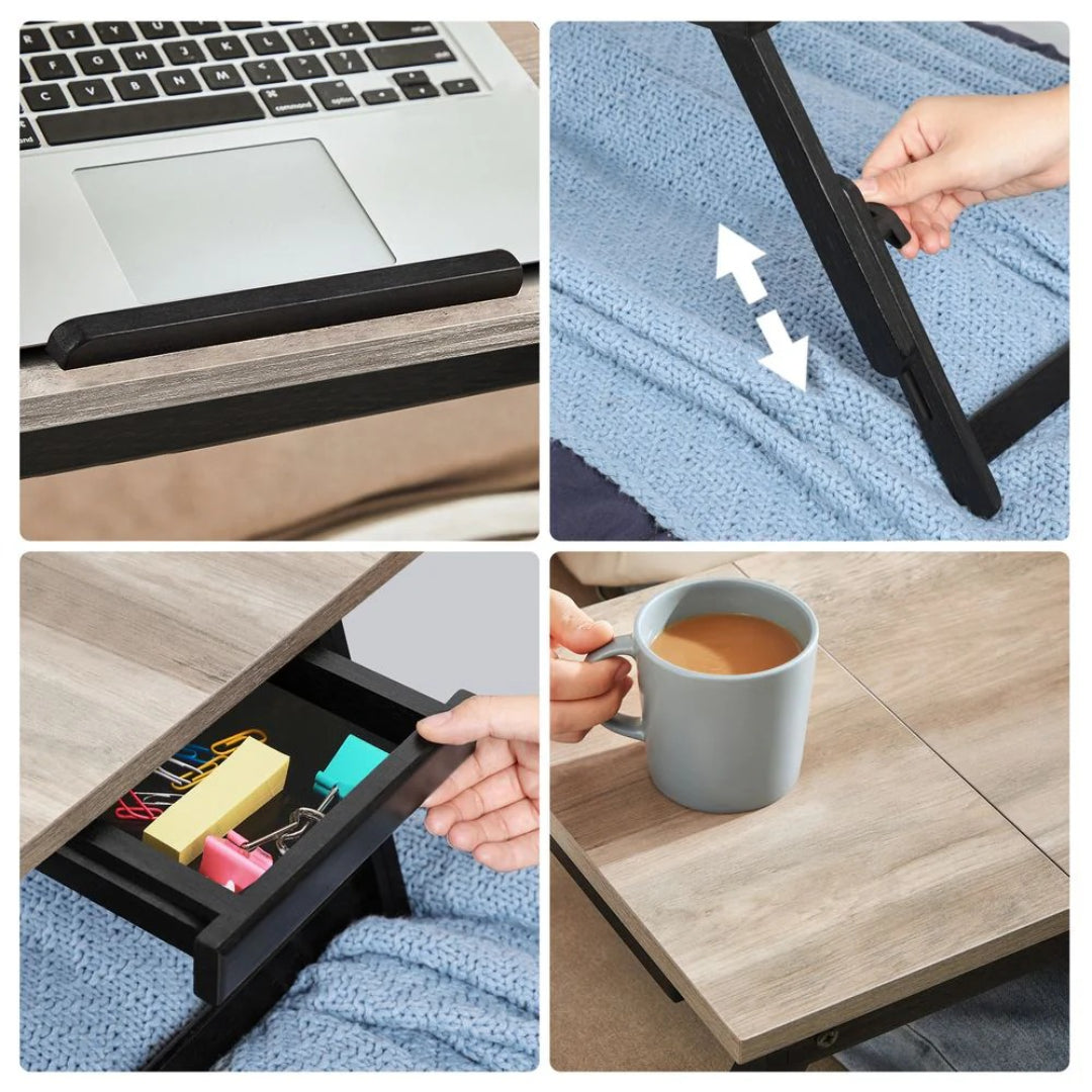 Adjustable Laptop Desk With Tilting Top & Height – product view 7 | Ridgefield Furniture
