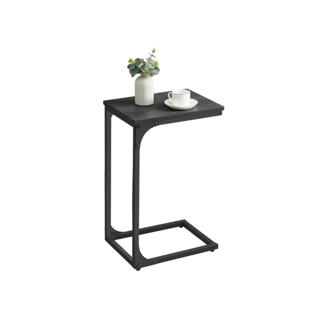 C-Shaped End Table For Sofa With Steel Frame – product view 3 | Ridgefield Furniture