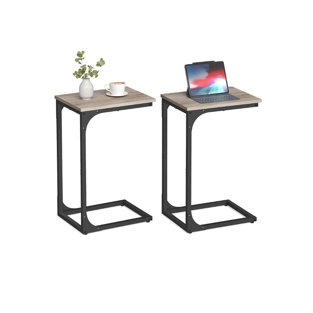 C-Shaped End Table For Sofa With Steel Frame – product view 8 | Ridgefield Furniture