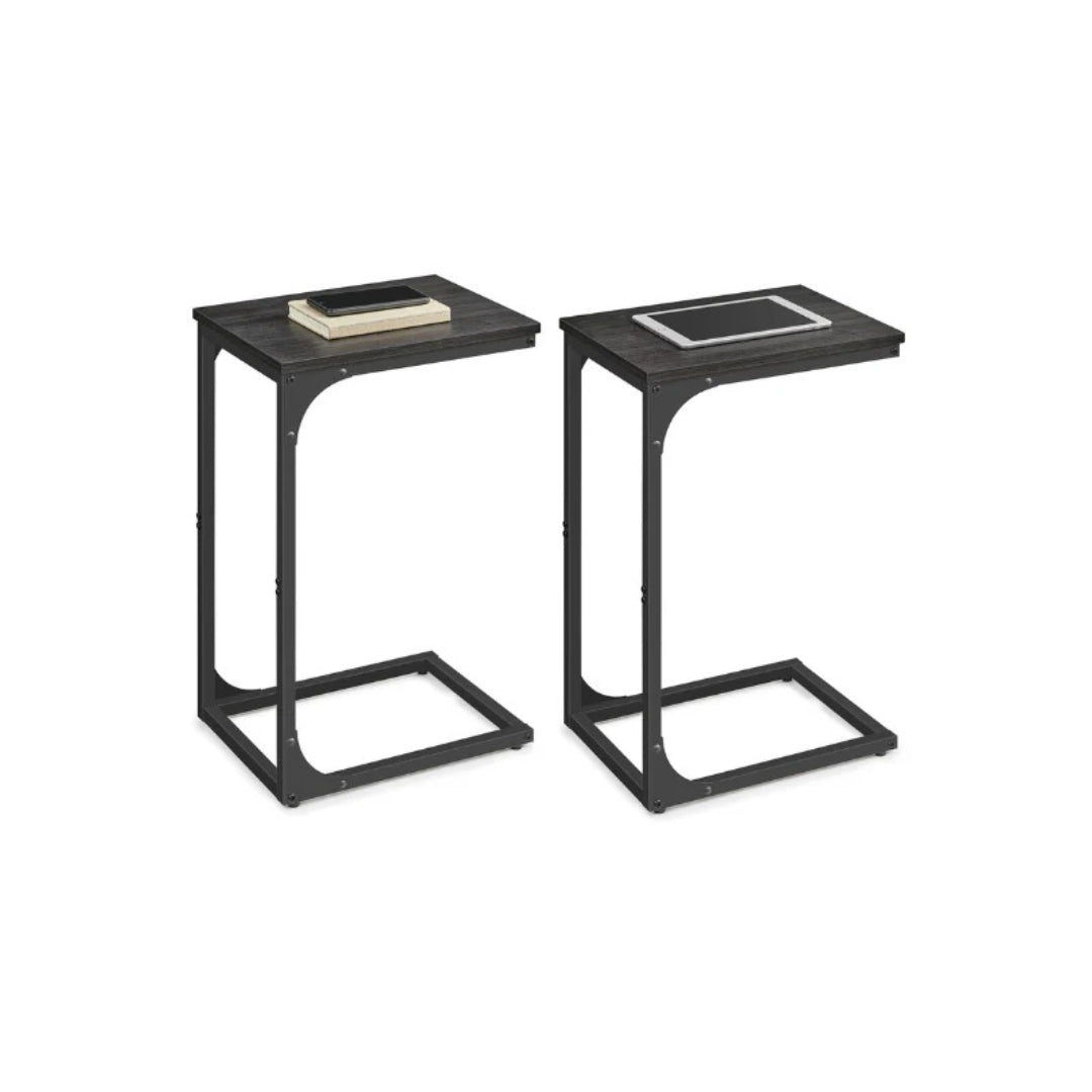 C-Shaped End Table For Sofa With Steel Frame – product view 9 | Ridgefield Furniture