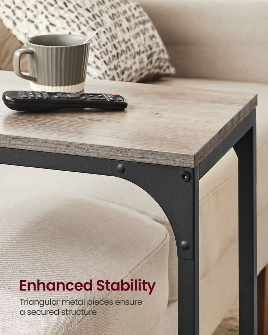 C-Shaped End Table For Sofa With Steel Frame – product view 14 | Ridgefield Furniture