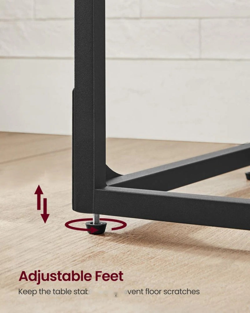 C-Shaped End Table For Sofa With Steel Frame – product view 16 | Ridgefield Furniture