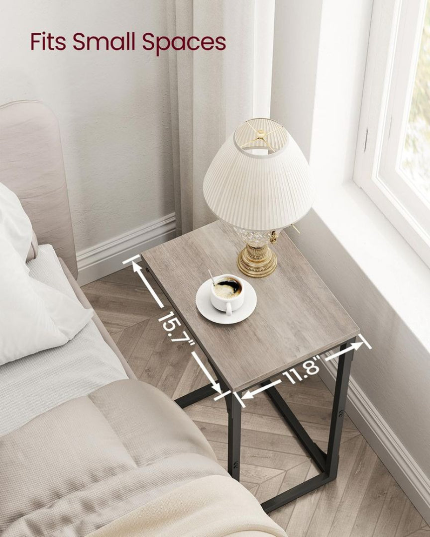 C-Shaped End Table For Sofa With Steel Frame – product view 18 | Ridgefield Furniture