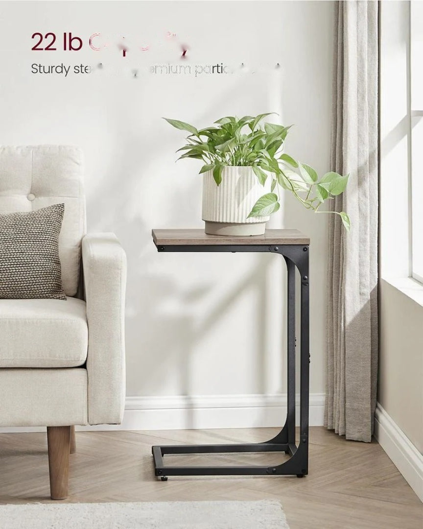 C-Shaped End Table For Sofa With Steel Frame – product view 19 | Ridgefield Furniture