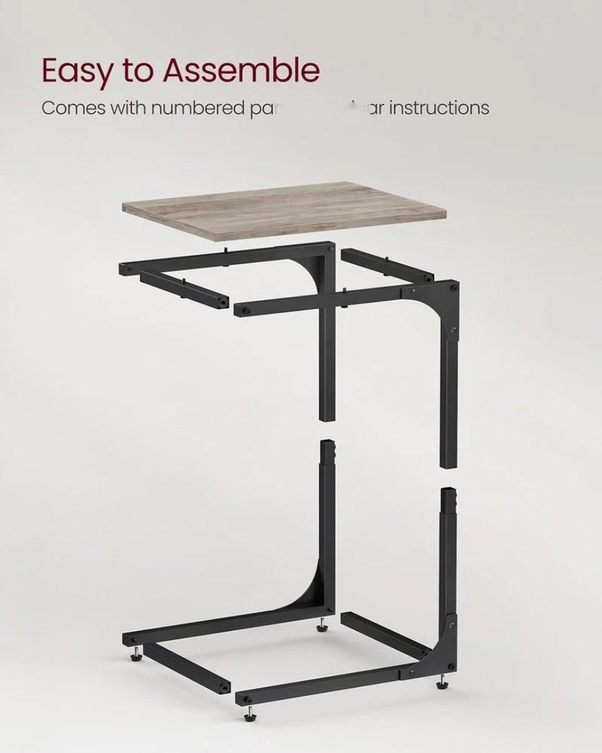 C-Shaped End Table For Sofa With Steel Frame – product view 22 | Ridgefield Furniture