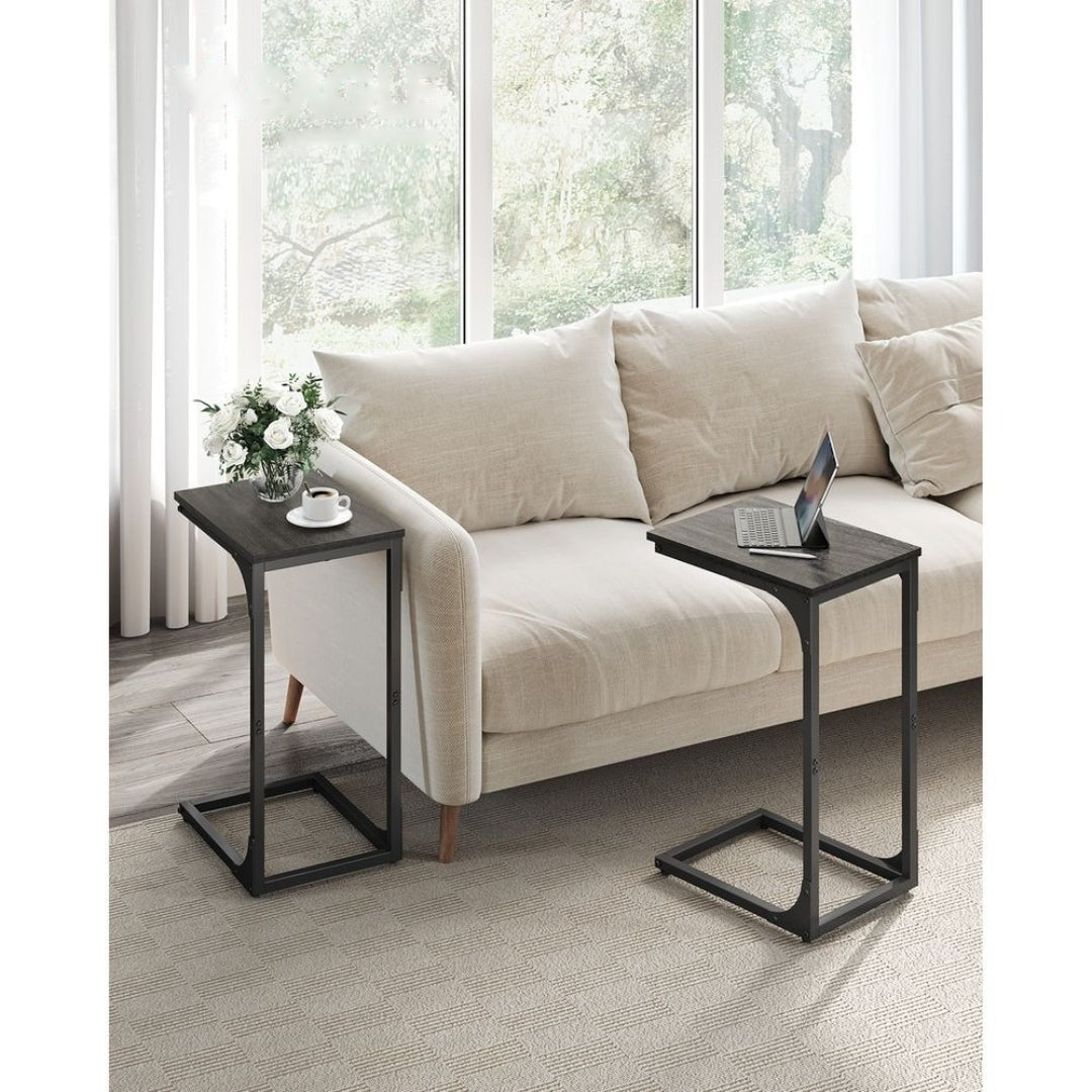 C-Shaped End Table For Sofa With Steel Frame – product view 28 | Ridgefield Furniture