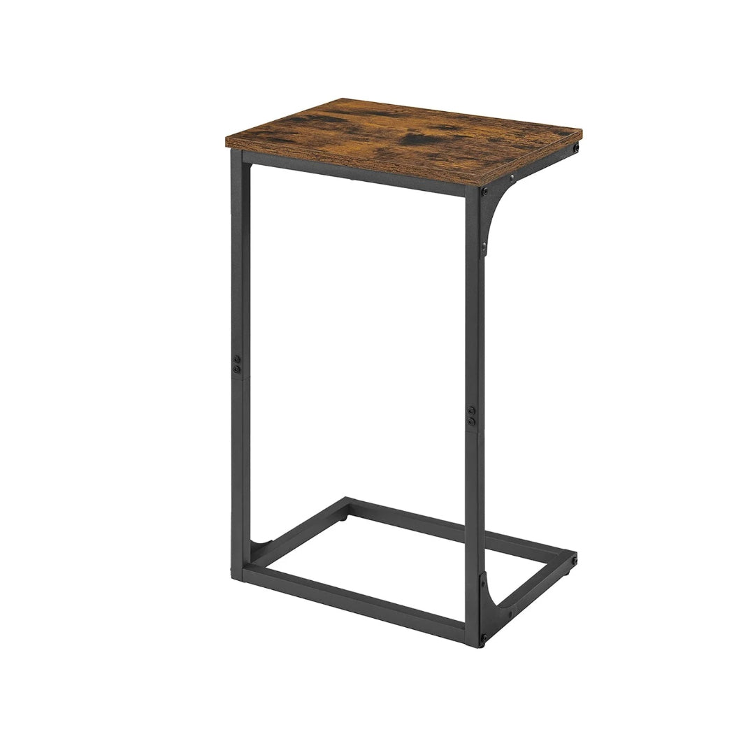 C-Shaped End Table With Metal Frame Sofa Side Table – product view 3 | Ridgefield Furniture