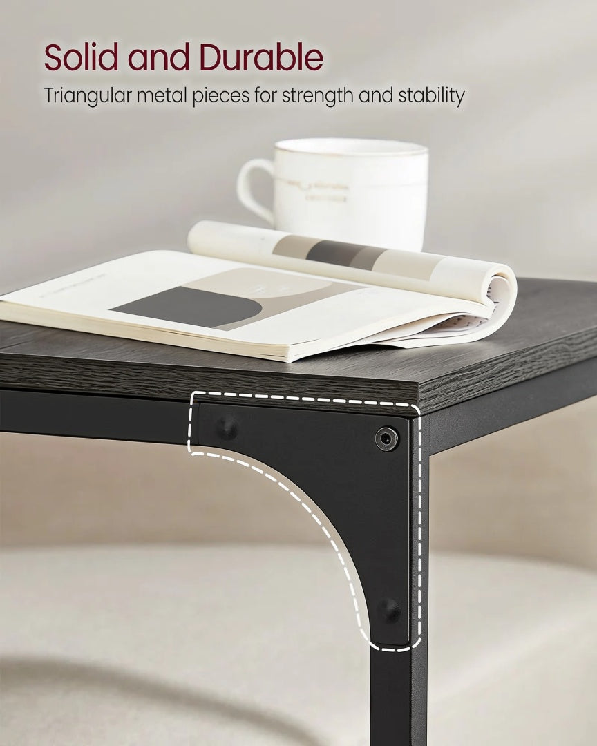 C-Shaped End Table With Metal Frame Sofa Side Table – product view 45 | Ridgefield Furniture