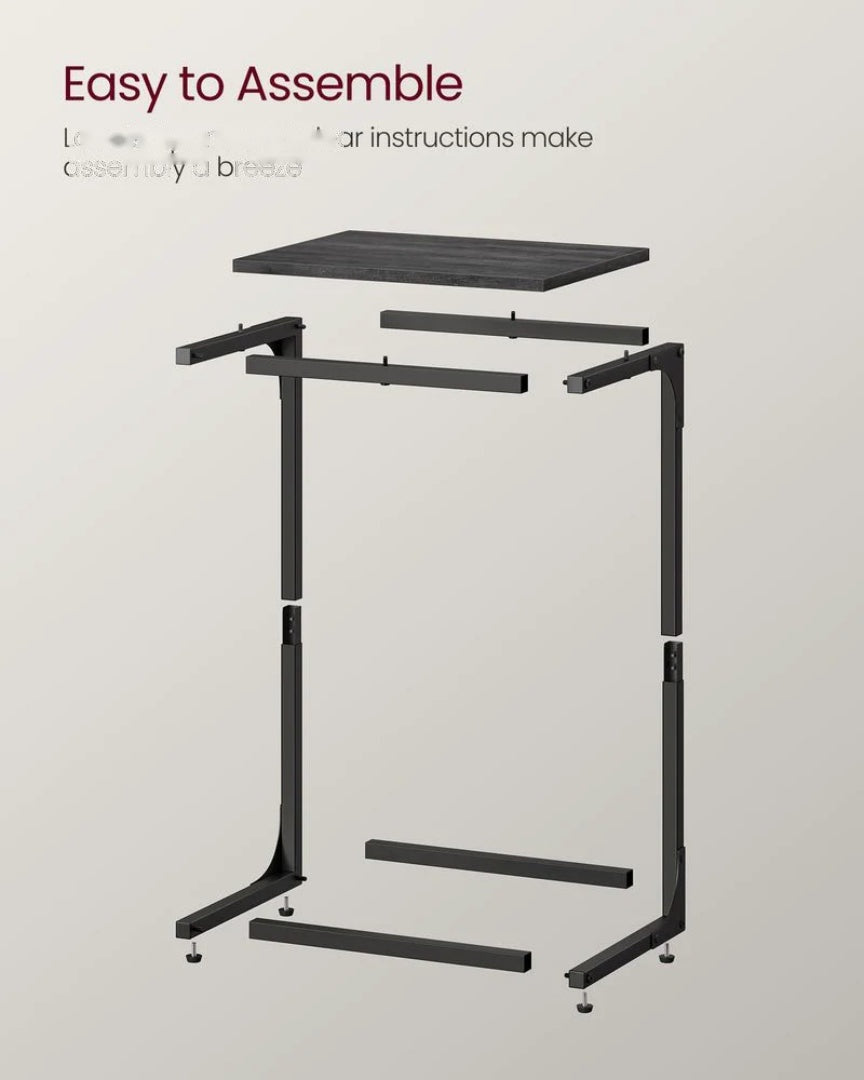 C-Shaped End Table With Metal Frame Sofa Side Table – product view 47 | Ridgefield Furniture