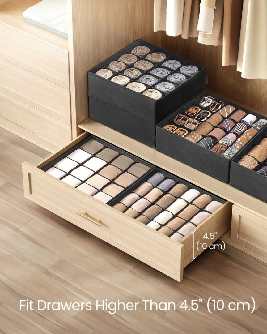 Closet Drawer Organizers Set Of 4 Or 6 For Underwear – product view 15 | Ridgefield Furniture