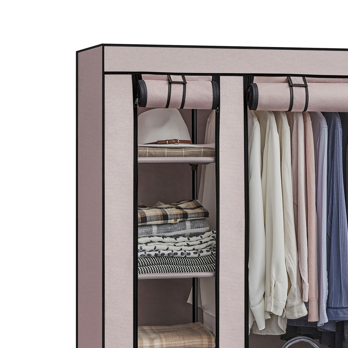 Closet Wardrobe With Non Woven Fabric Cover And Hanging Rails - product photo 41
