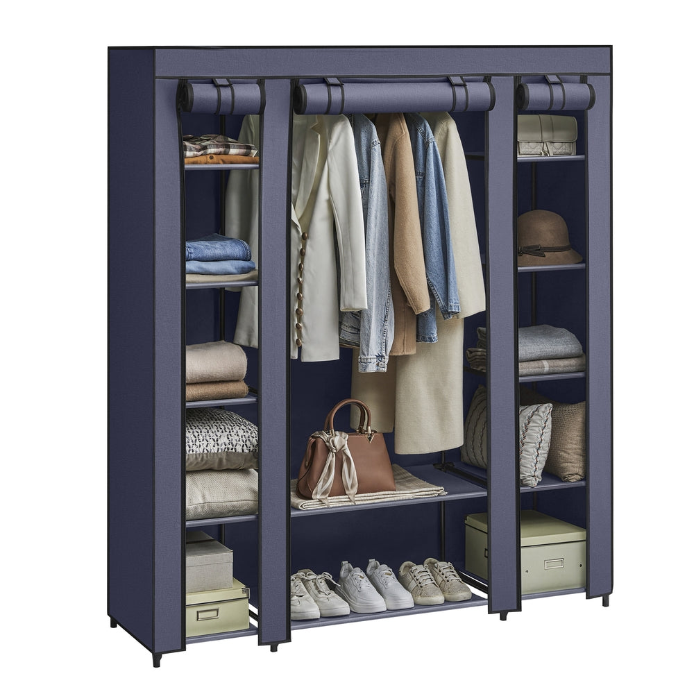Closet Wardrobe With Non-Woven Fabric Cover - product photo 08