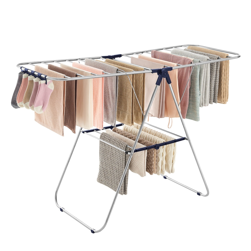 Clothes Drying Rack With Sock Clips - product photo 17