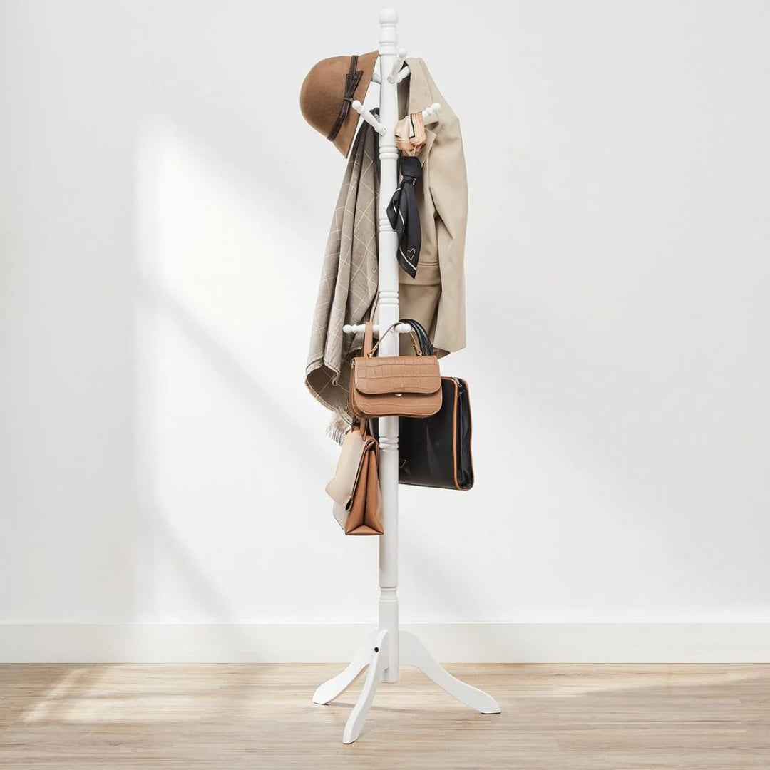Solid Wood Coat Rack With 10 Hooks – product view 19 | Ridgefield Furniture