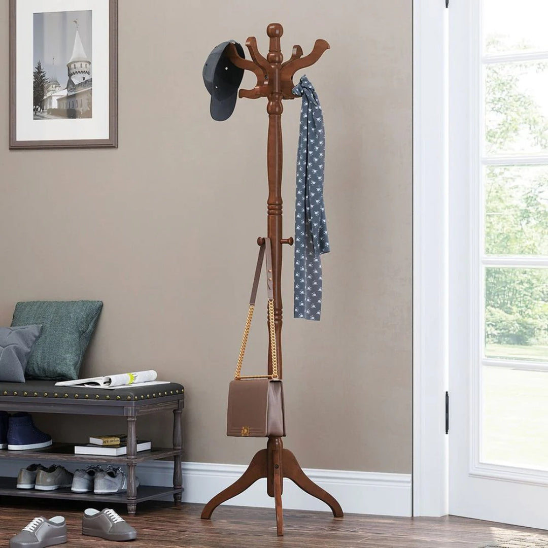 Freestanding Coat Rack With 11 Hooks – product view 4 | Ridgefield Furniture
