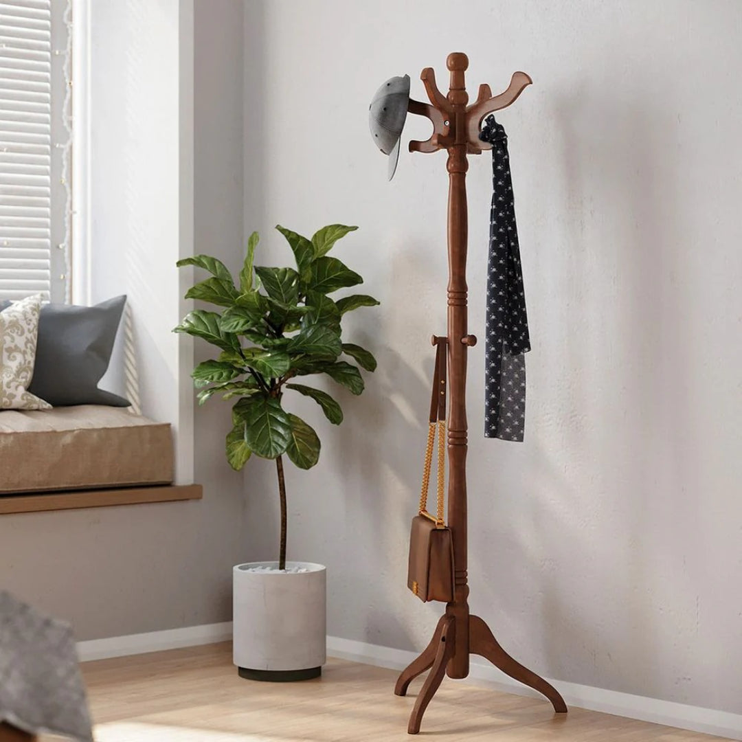 Freestanding Coat Rack With 11 Hooks – product view 5 | Ridgefield Furniture