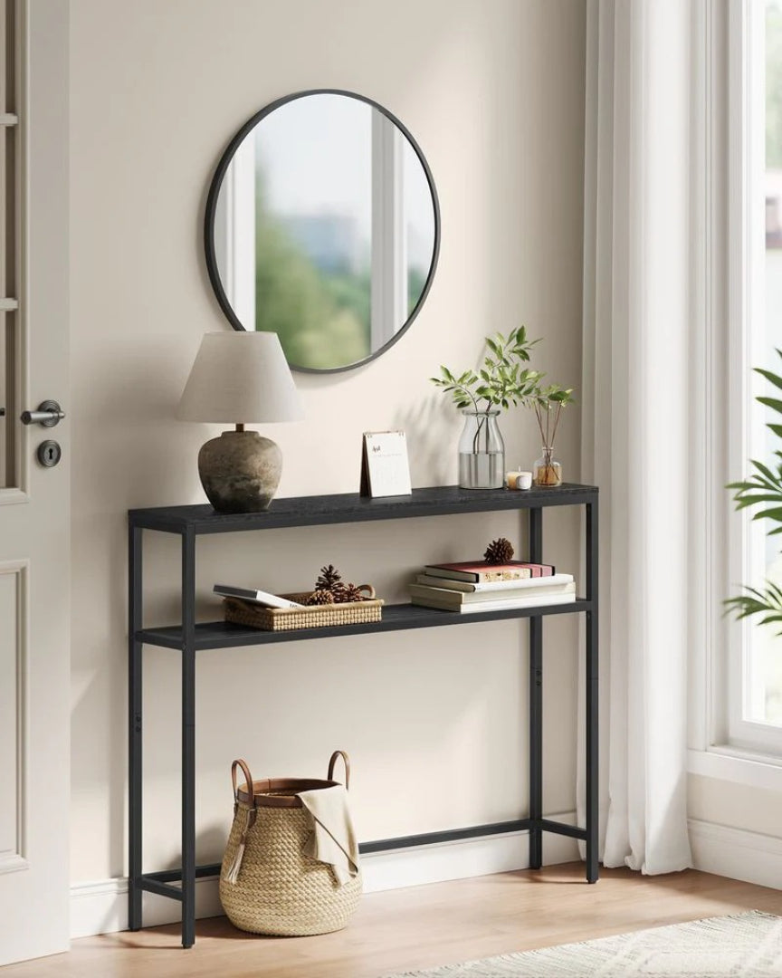 Console Table With 2 Shelves Narrow Entryway Sofa Table – product view 5 | Ridgefield Furniture
