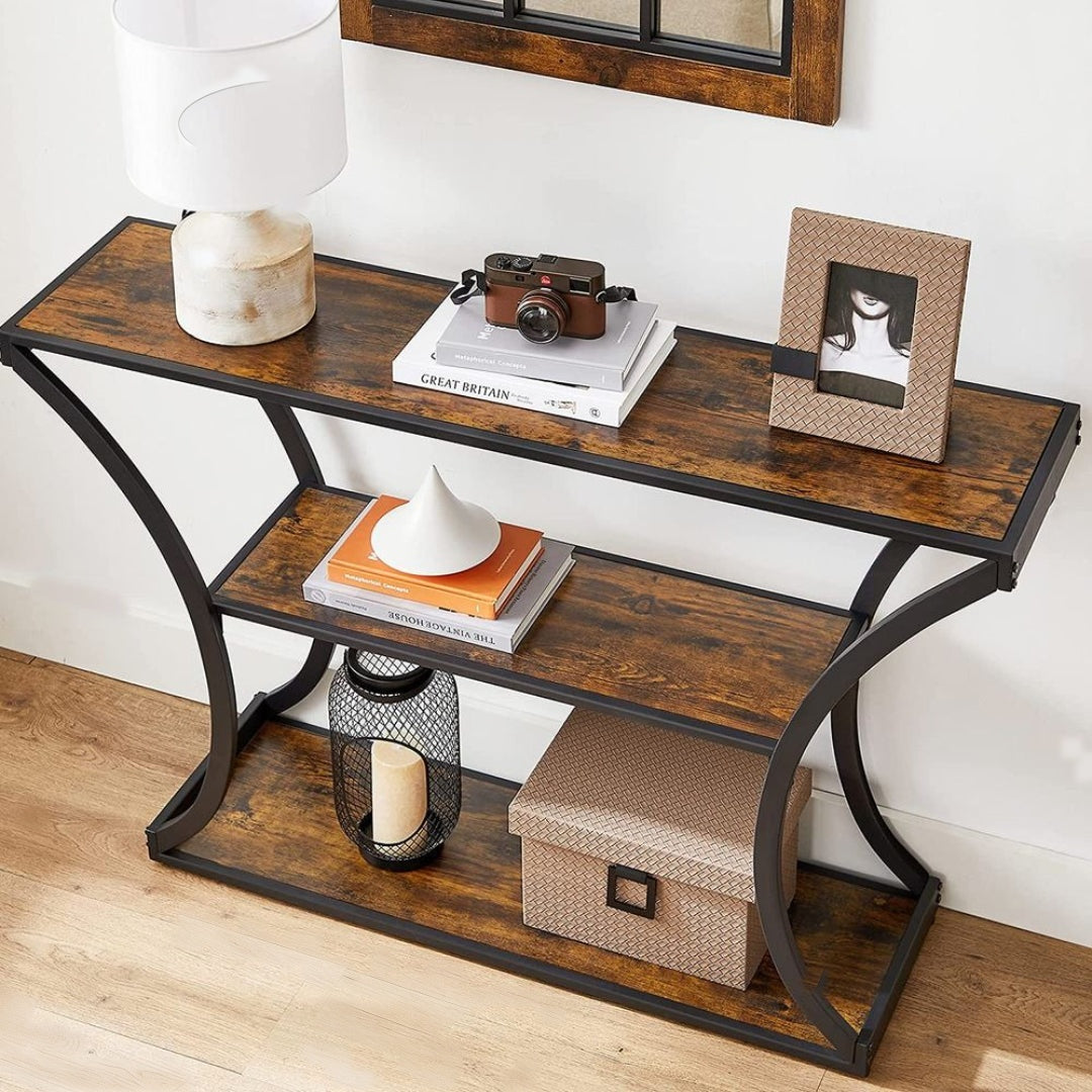 Console Table with Curved Frame and 2 Shelves – product view 5 | Ridgefield Furniture