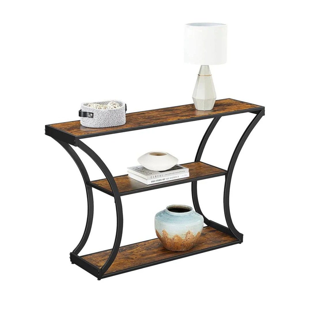 Console Table with Curved Frame and 2 Shelves – product view 8 | Ridgefield Furniture