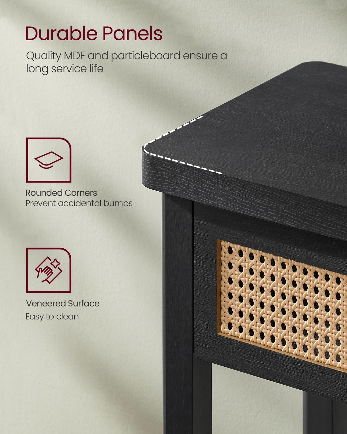 Console Table With Drawers And Shelf - product photo 17