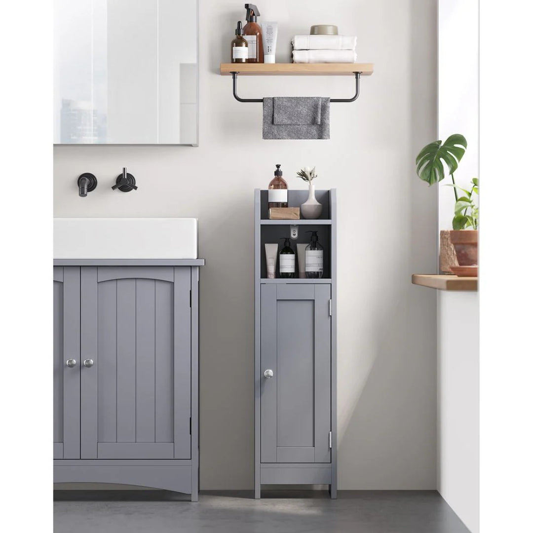 Corner Bathroom Storage Cabinet Slim Floor Cabinet 31.5in High – product view 13 | Ridgefield Furniture