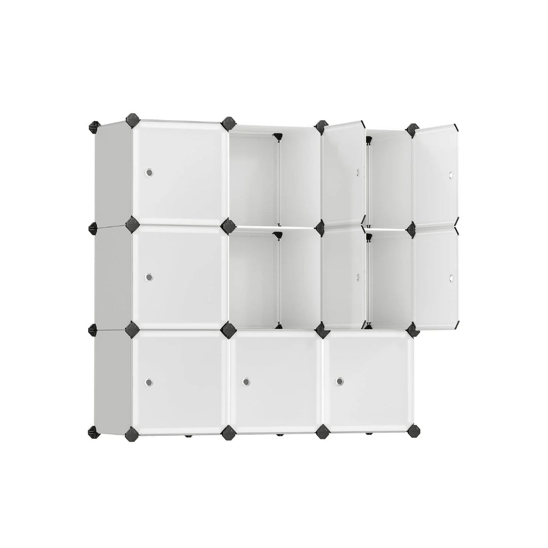 Cube Storage Cabinet With Doors 9 To 16 Plastic Cubes – product view 1 | Ridgefield Furniture