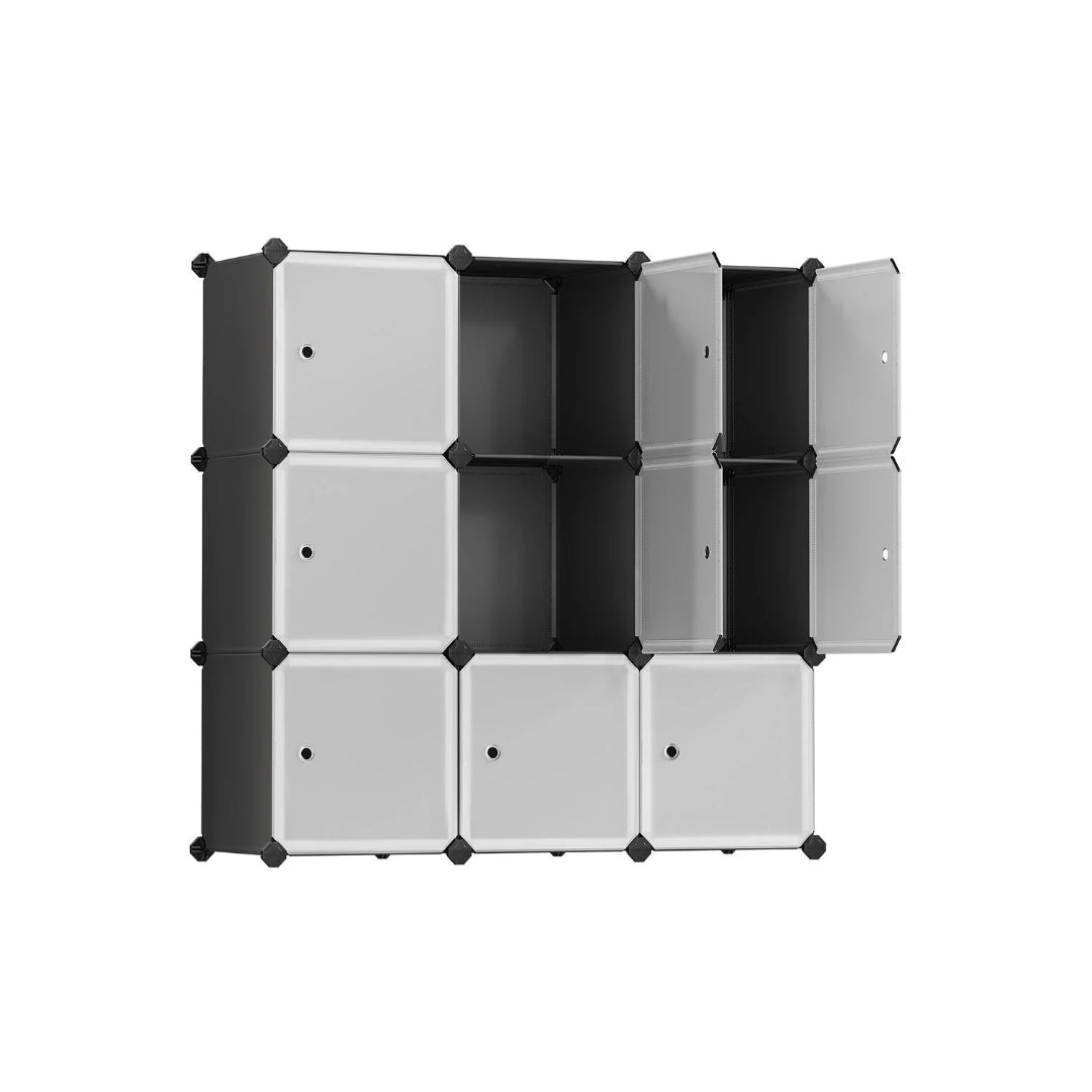 Cube Storage Cabinet With Doors 9 To 16 Plastic Cubes – product view 2 | Ridgefield Furniture