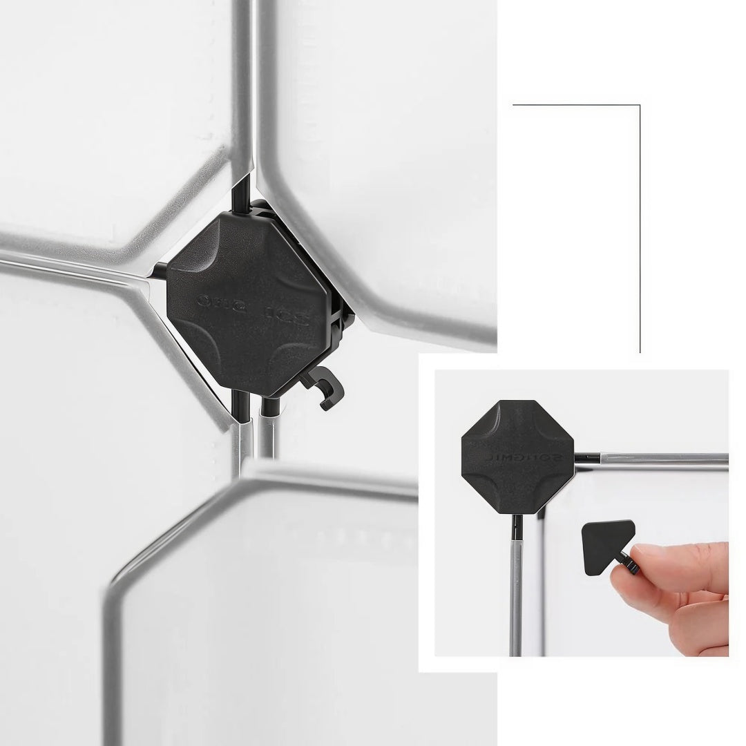 Cube Storage Cabinet With Doors 9 To 16 Plastic Cubes – product view 18 | Ridgefield Furniture