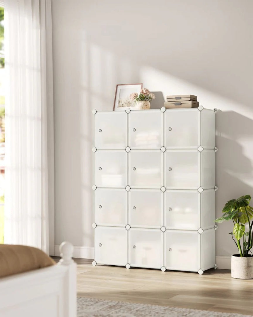 Cube Storage Cabinet With Doors 9 To 16 Plastic Cubes – product view 29 | Ridgefield Furniture