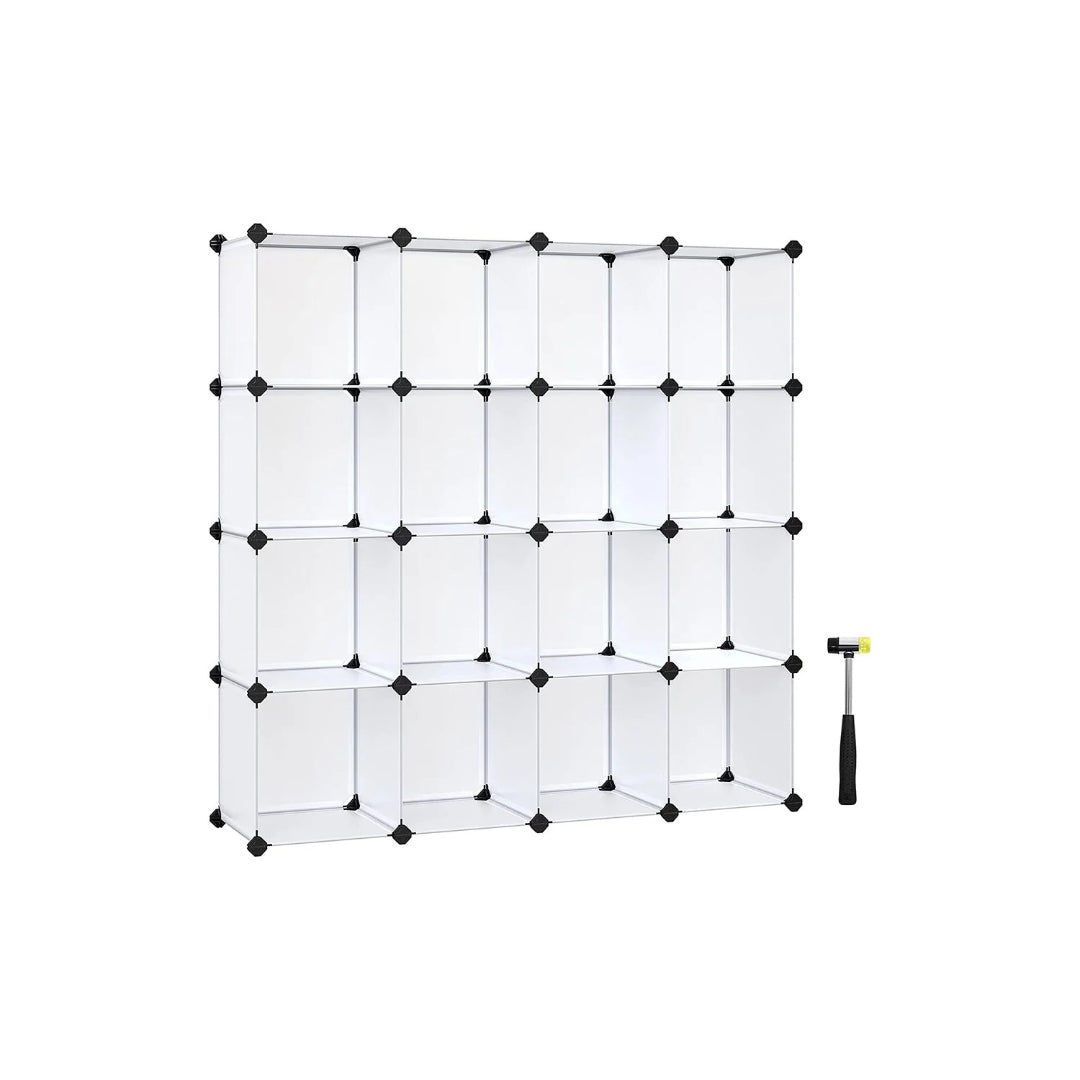 Cube Storage Organizer 12 Or 16 Modular Shelving Units – product view 1 | Ridgefield Furniture
