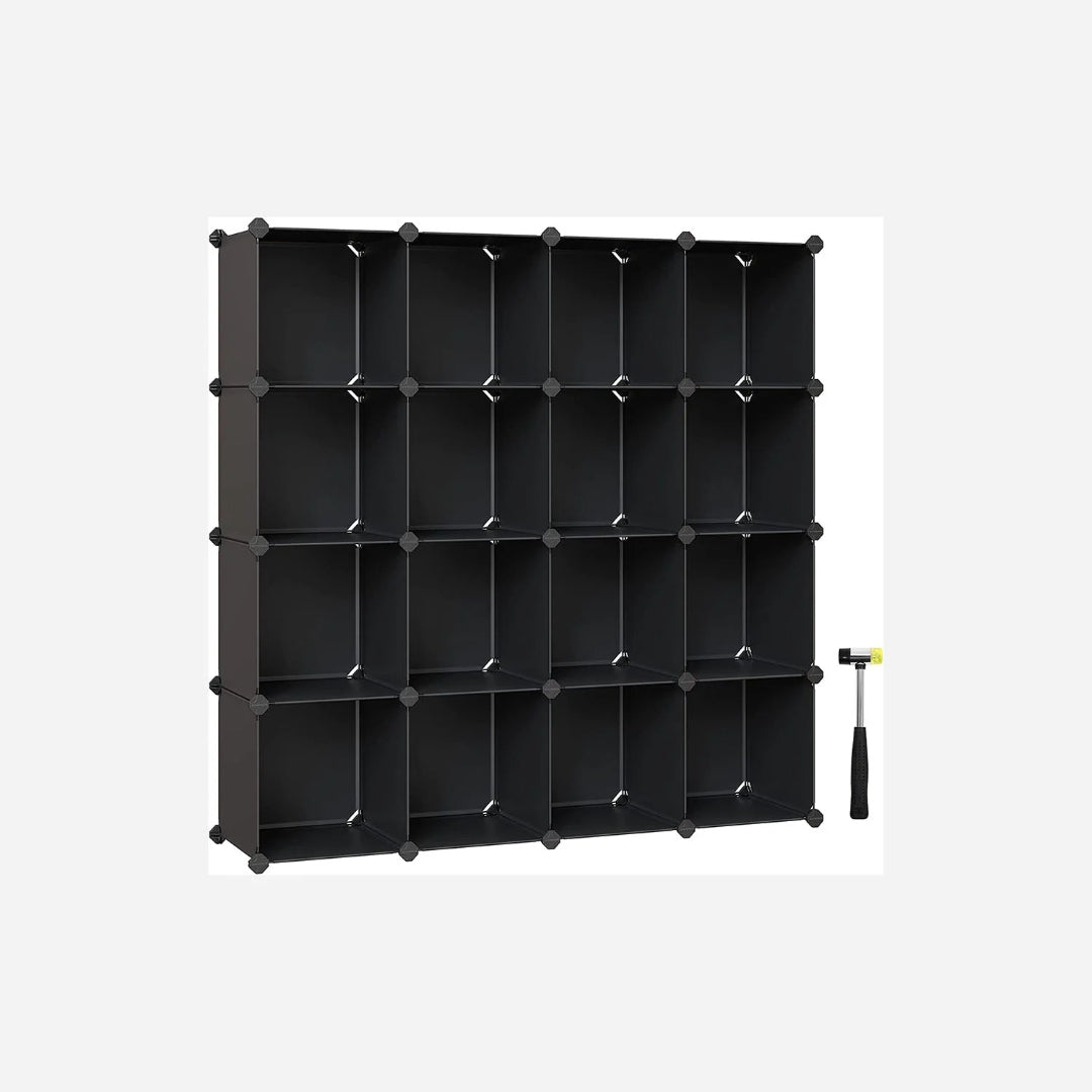 Cube Storage Organizer 12 Or 16 Modular Shelving Units – product view 2 | Ridgefield Furniture