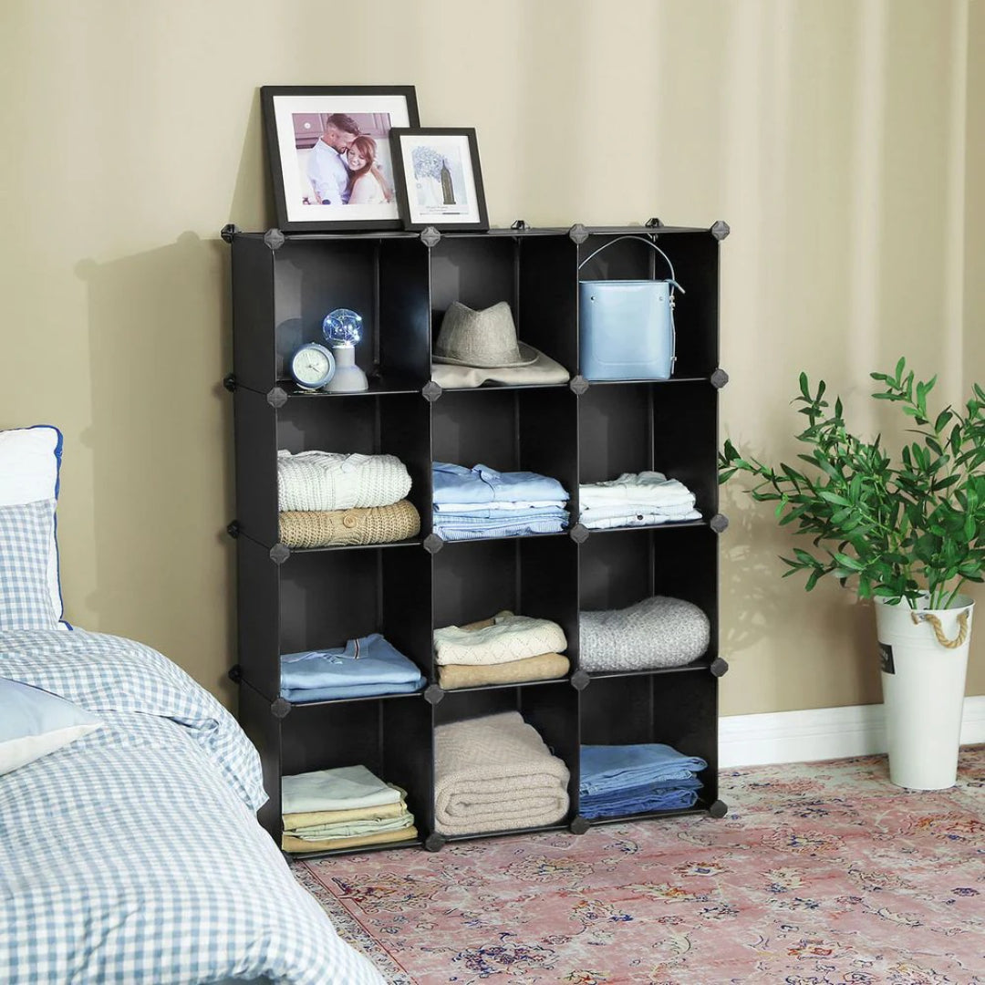 Cube Storage Organizer 12 Or 16 Modular Shelving Units – product view 15 | Ridgefield Furniture