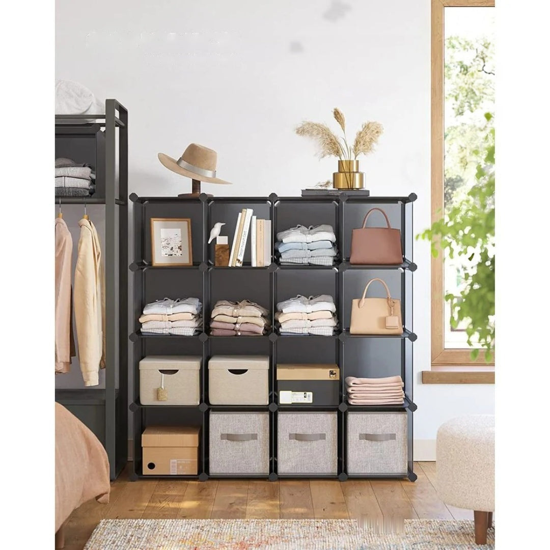 Cube Storage Organizer 12 Or 16 Modular Shelving Units – product view 23 | Ridgefield Furniture