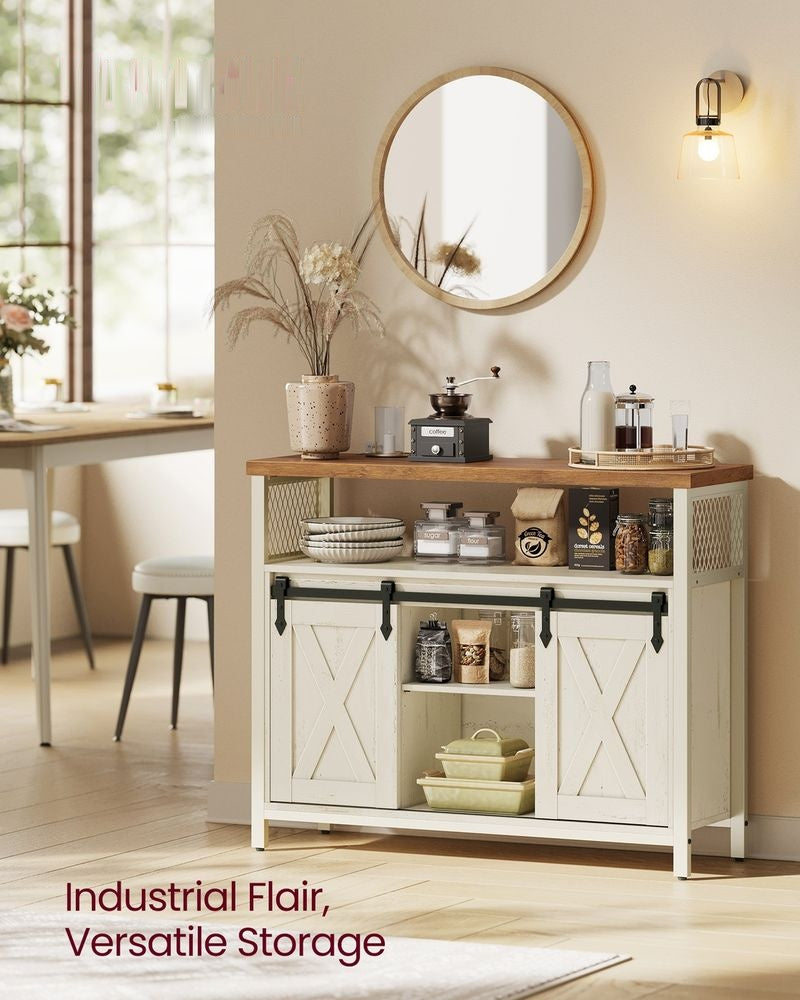 Dining Storage Sideboard With Door Rustic Brown - product photo 19