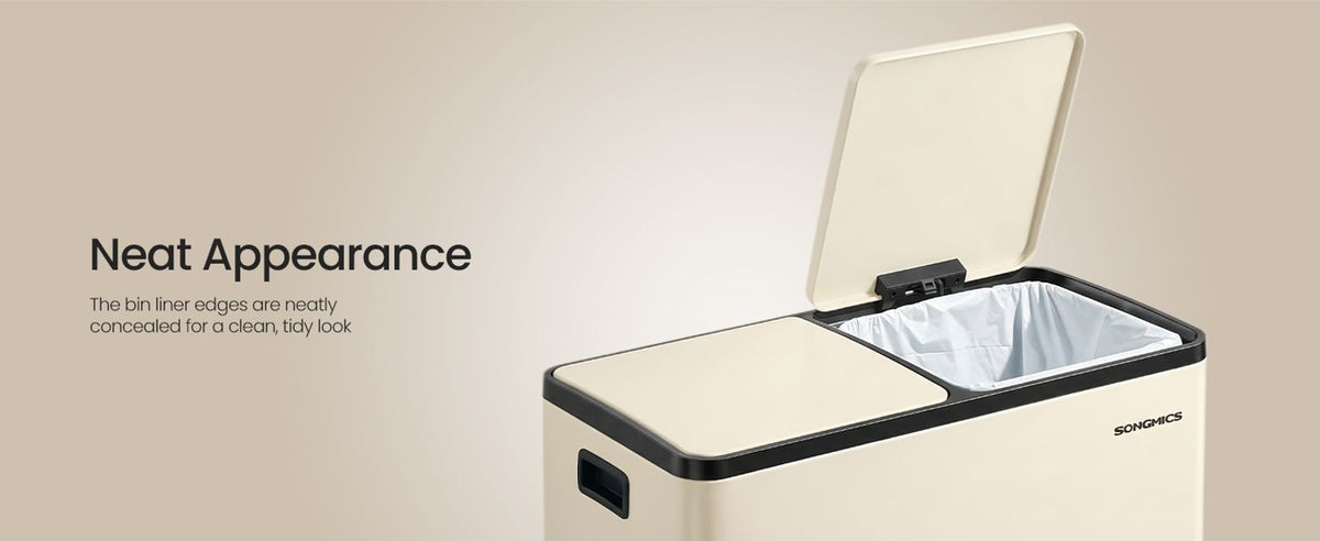Double Compartment Stainless Steel Trash Can For Recycling - product photo 15