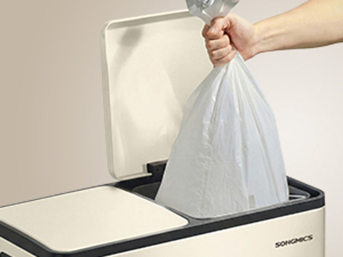 Double Compartment Stainless Steel Trash Can For Recycling - product photo 17