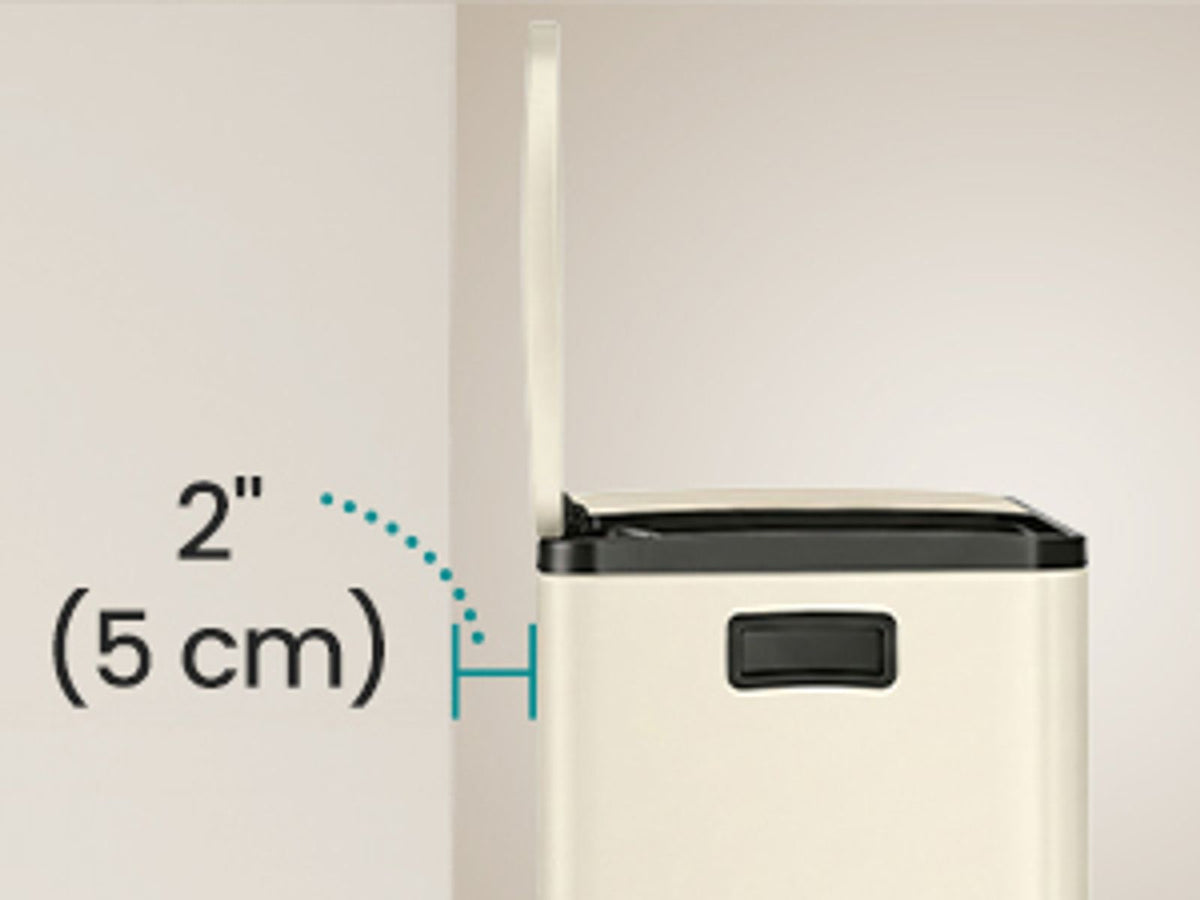 Double Compartment Stainless Steel Trash Can For Recycling - product photo 18