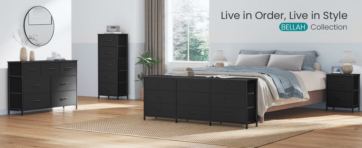 Dresser With 9 Fabric Drawers, TV Stand For TVs Up To 70 Inches - product photo 24