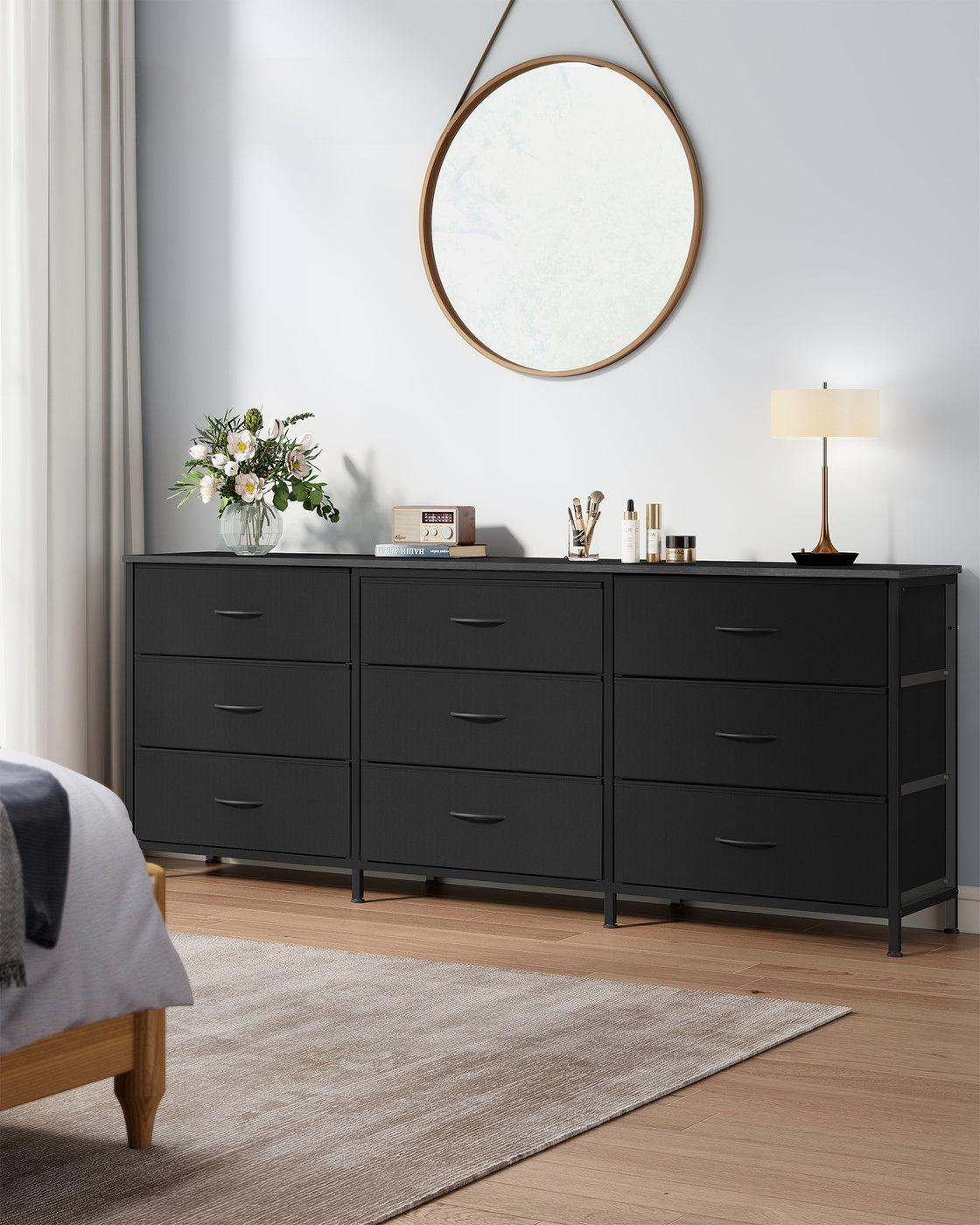 Dresser With 9 Fabric Drawers, TV Stand For TVs Up To 70 Inches - product photo 36