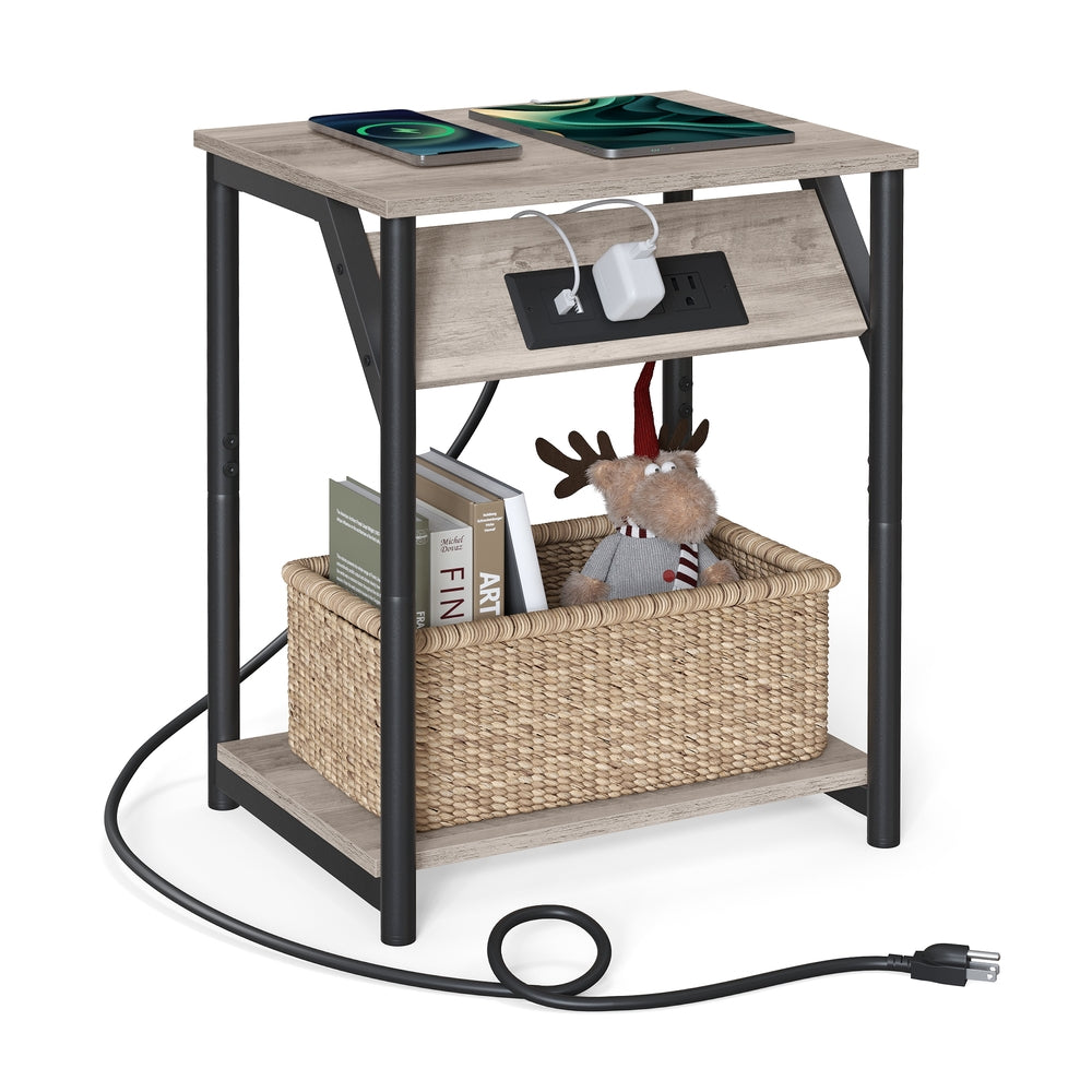 End Table With USB Ports And Outlets - product photo 10