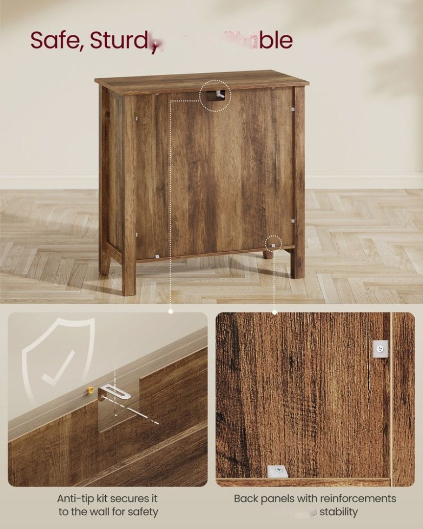 Farmhouse Buffet Cabinet with Drawer and Adjustable Shelf Storage – product view 20 | Ridgefield Furniture