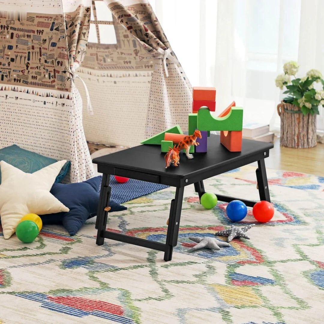 Bamboo Laptop Bed Desk With Tilting Top & Adjustable Height – product view 10 | Ridgefield Furniture