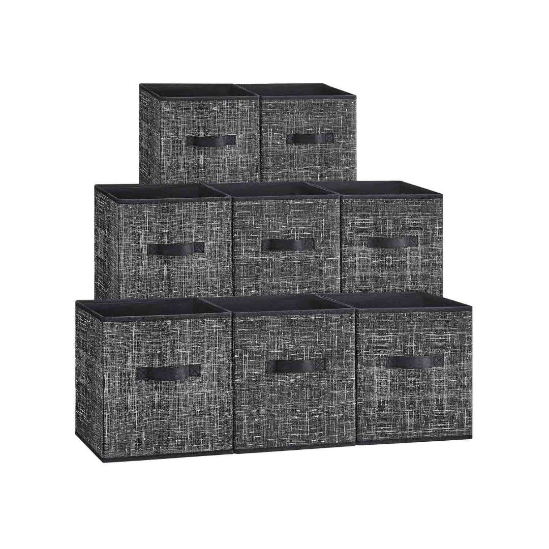 Foldable Storage Cubes Set Of 8 Fabric Bins – product view 2 | Ridgefield Furniture