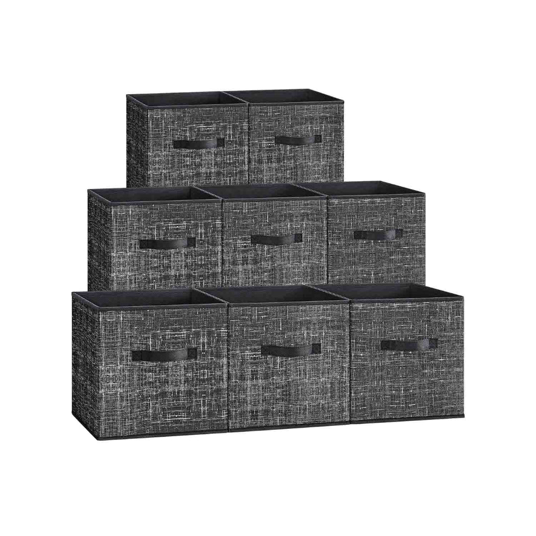 Foldable Storage Cubes Set Of 8 Fabric Bins – product view 6 | Ridgefield Furniture